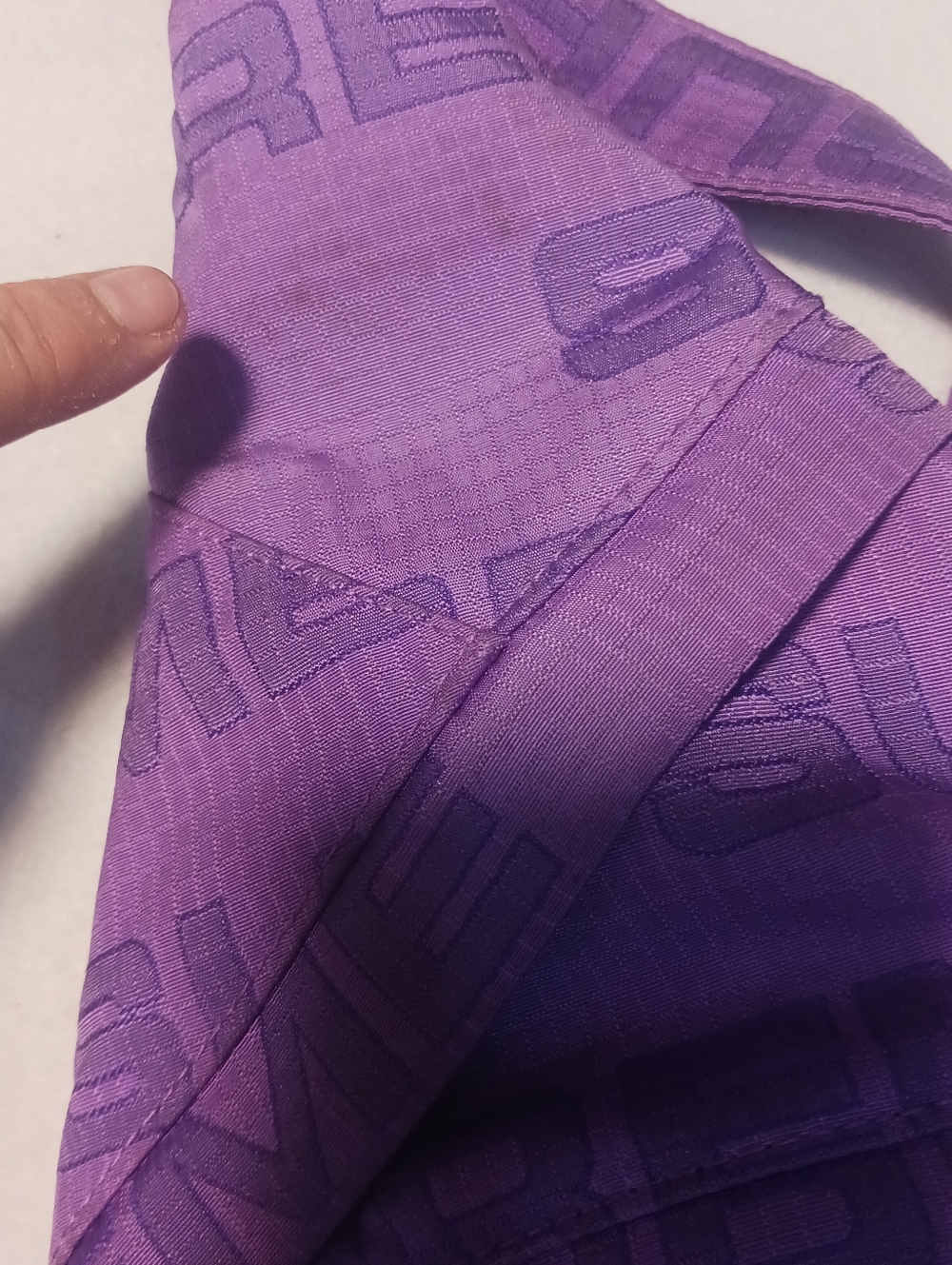 SUPREME LOGO SLING PACK BACKPACK Purple - Picture 13 of 13